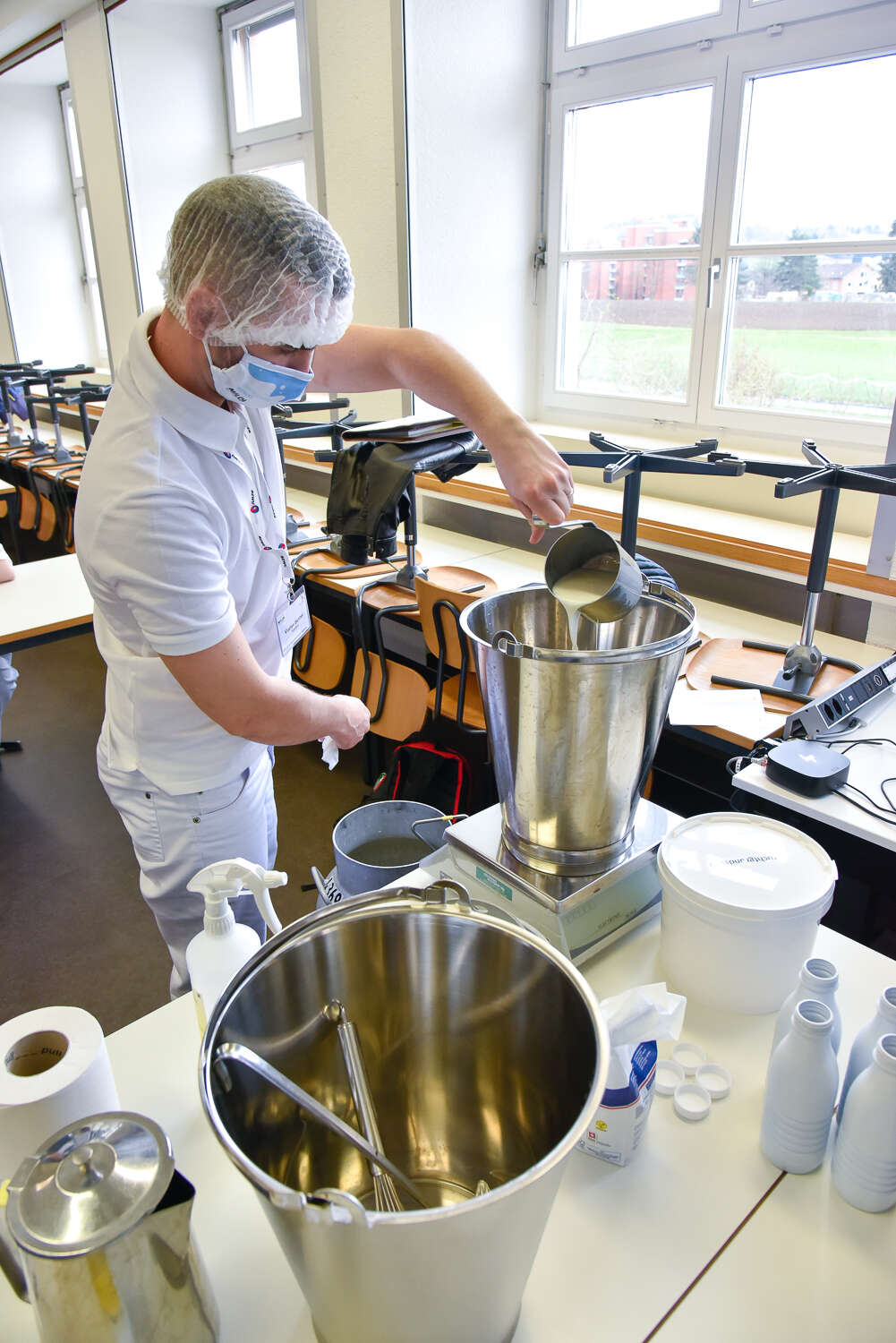 Produktion eines Buttermilchdrinks mit Williams-Aroma.